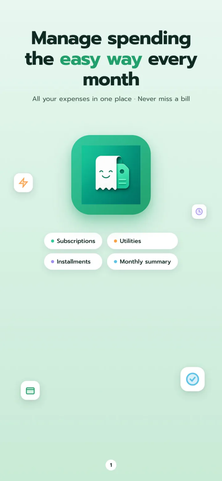 SubSook keeps every expense in one place